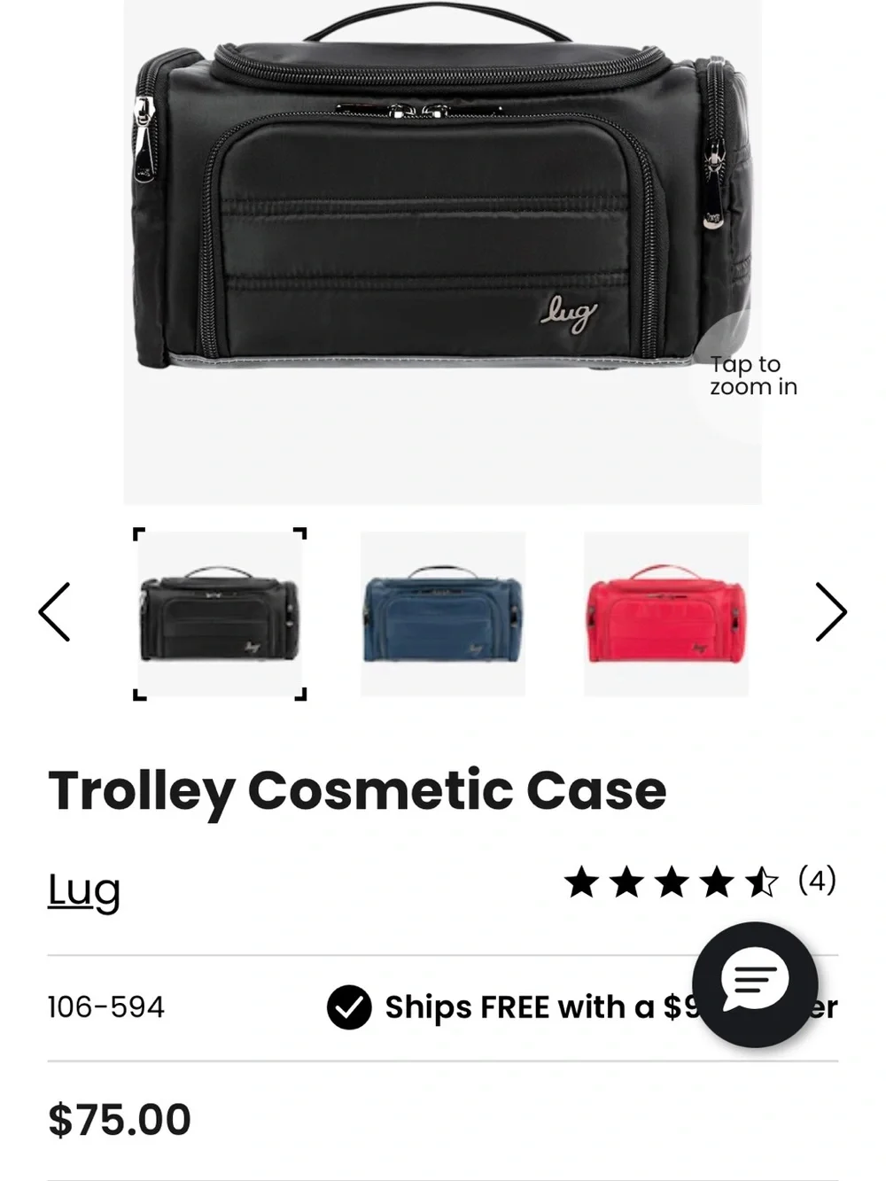 lug Teal Travel Toiletry Organizer